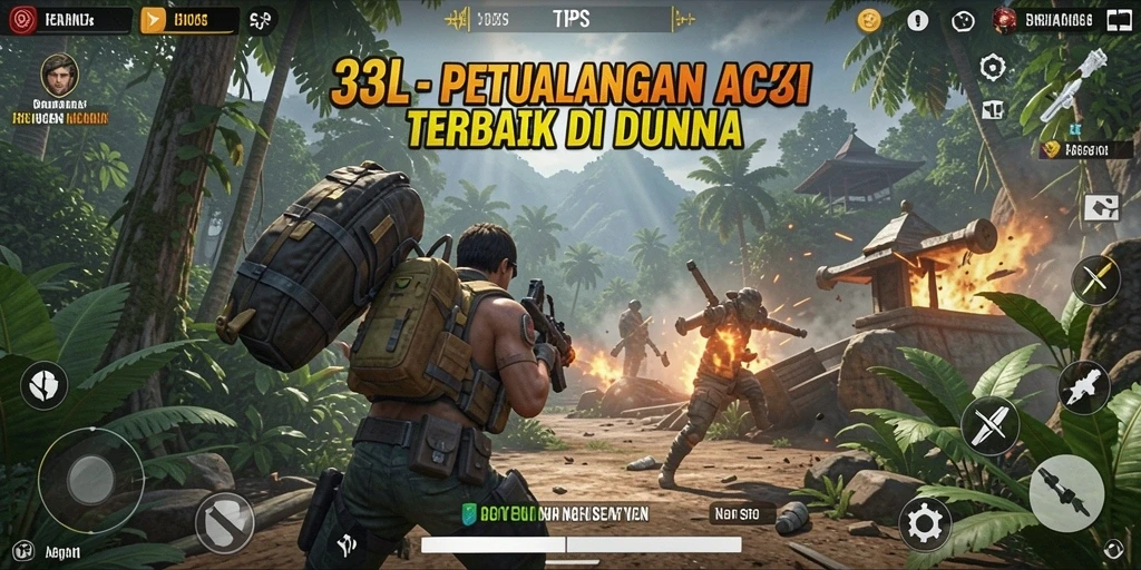 Tampilan gameplay mendebarkan di dalam 33L, banyak aksi dan strategi.