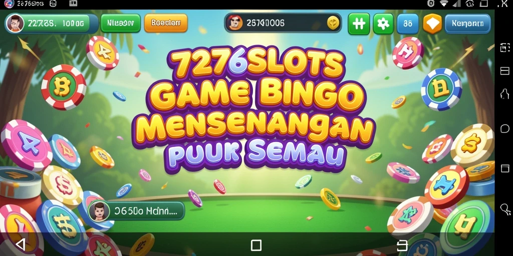 Tampilan gameplay seru di 7276SLOTS dengan banyak interaksi Bingo.