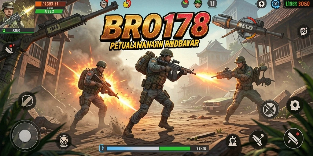 Tangkapan layar menunjukkan aksi mendebarkan dalam game BRO178.