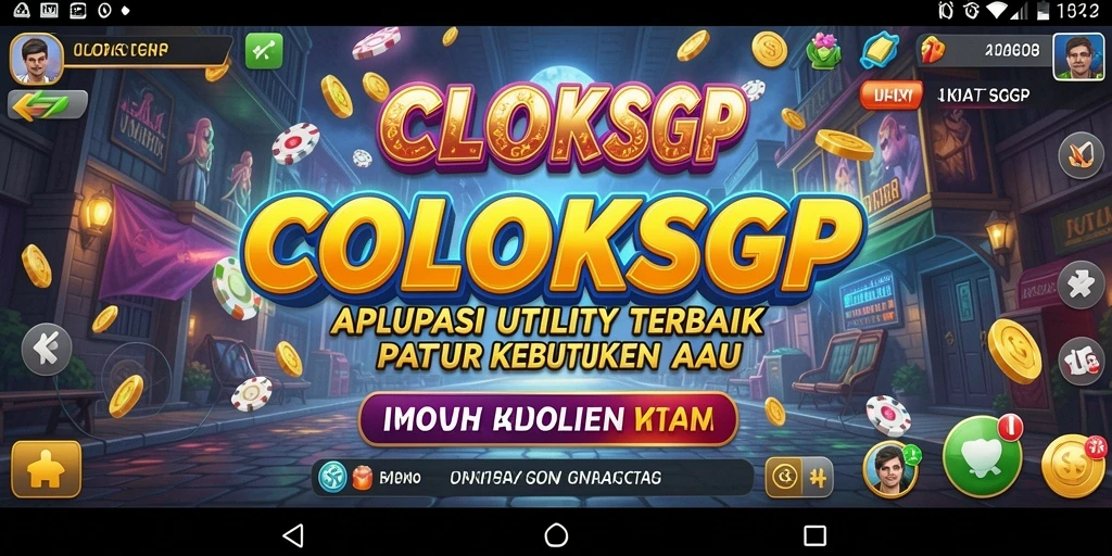 Tampilan antarmuka COLOKSGP yang intuitif dan menarik.