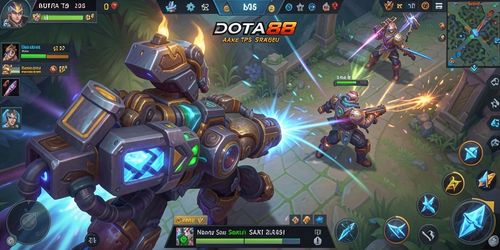 Tampilan gameplay DOTA88 yang memukau dan penuh aksi.