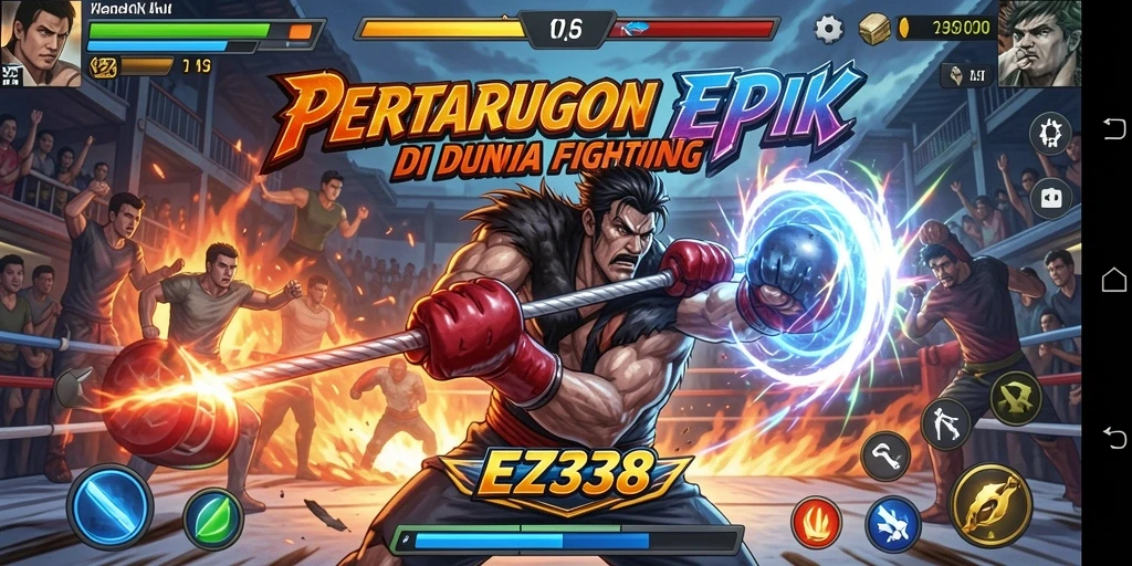 Tampilkan gameplay pertarungan yang memukau dan seru.