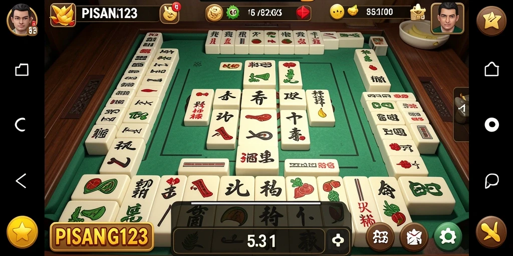 Tampilan gameplay menegangkan dan seru di PISANG123.