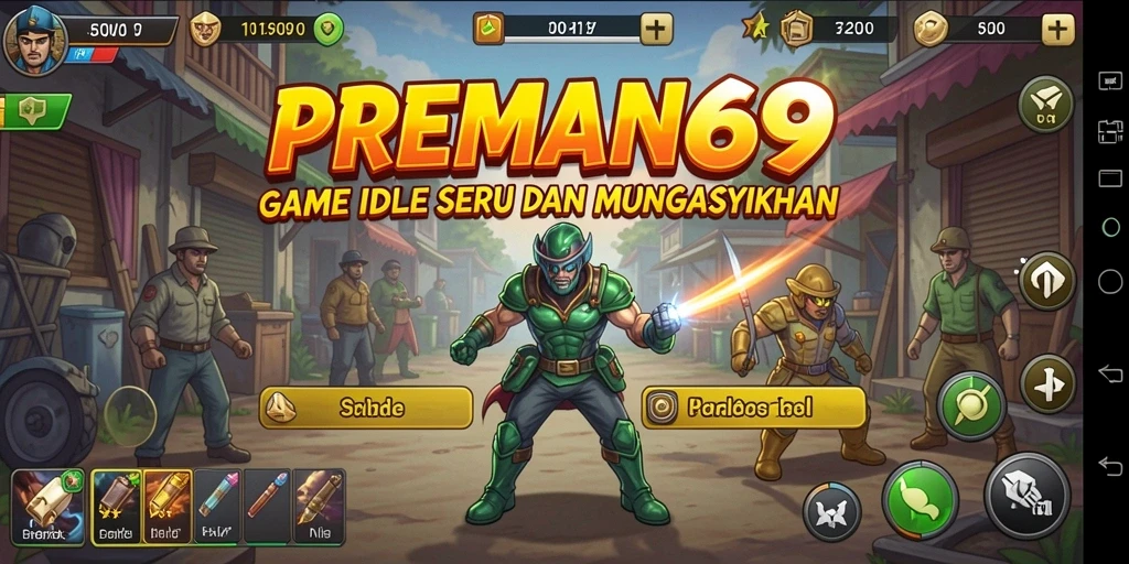 Tampilan gameplay PREMAN69 yang mengasyikkan dan interaktif.