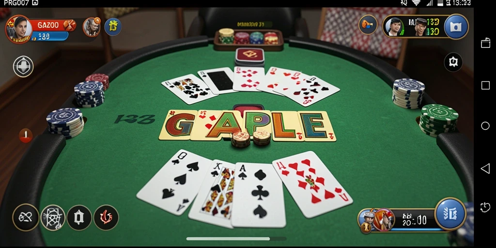 Tangkapan layar <strong>PRG007</strong> menampilkan gameplay Gaple yang mengasyikkan.