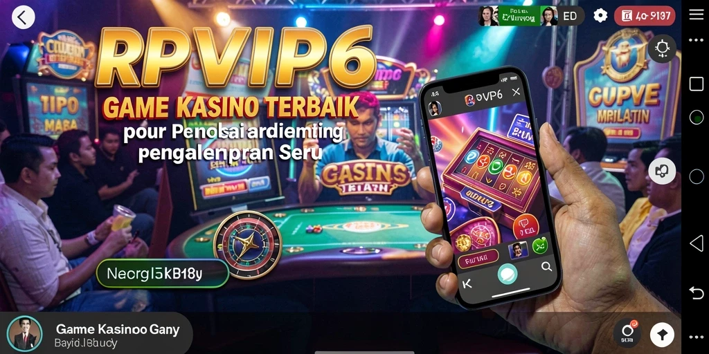 Tampilan gameplay RPVIP6 yang mengasyikkan dan penuh sensasi Kasino.