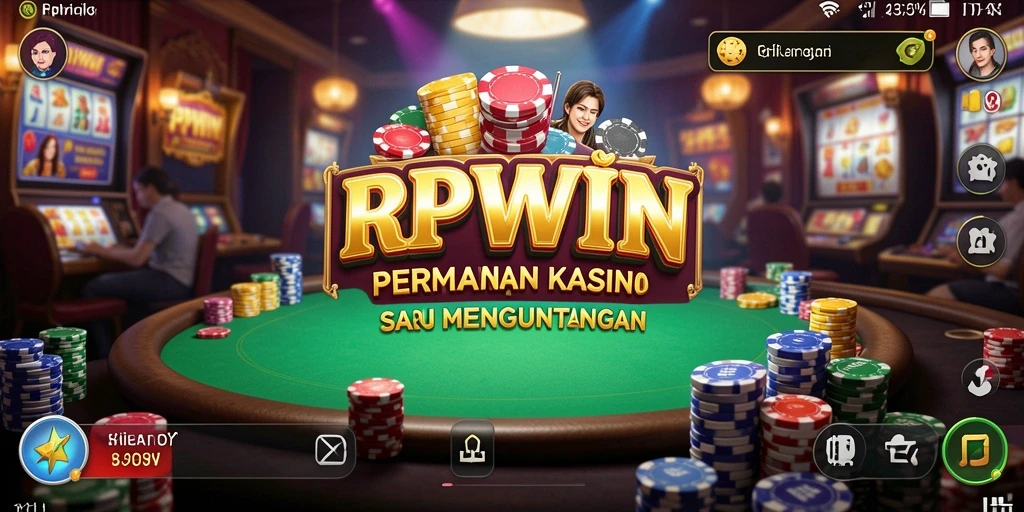 Tampilan menarik dari gameplay <strong>RPWIN</strong> saat bermain di kasino.