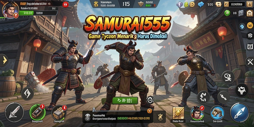 Tampilan gameplay SAMURAI555 yang memukau dan menantang.
