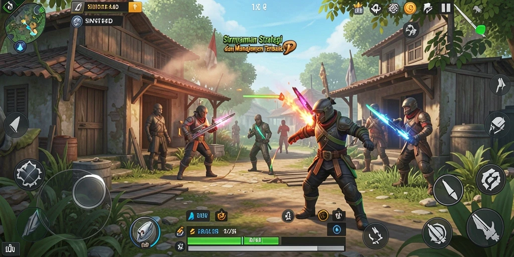 Tampilan menarik dari gameplay SLG yang seru