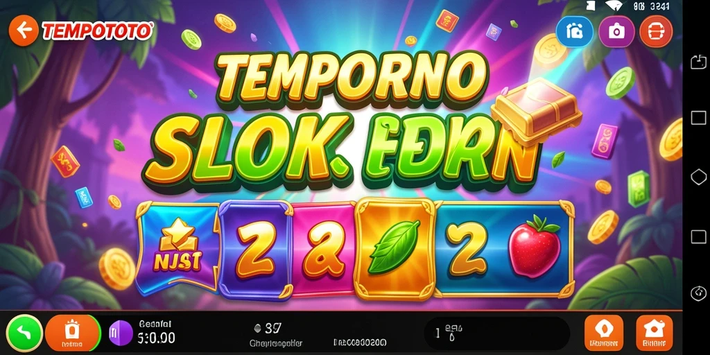 Tampilan screenshot menunjukkan gameplay menegangkan di TEMPOTOTO.