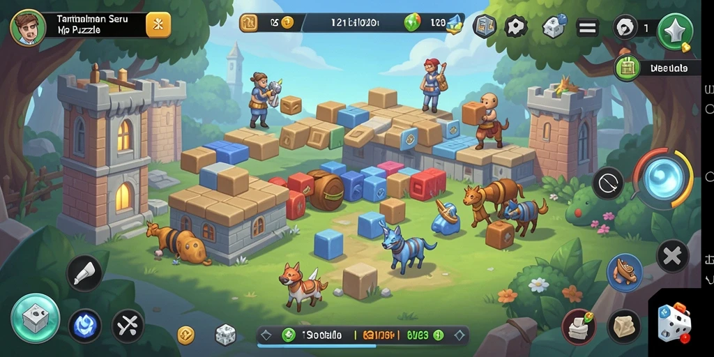 Tampilan gameplay V21 yang menantang dan menarik perhatian.